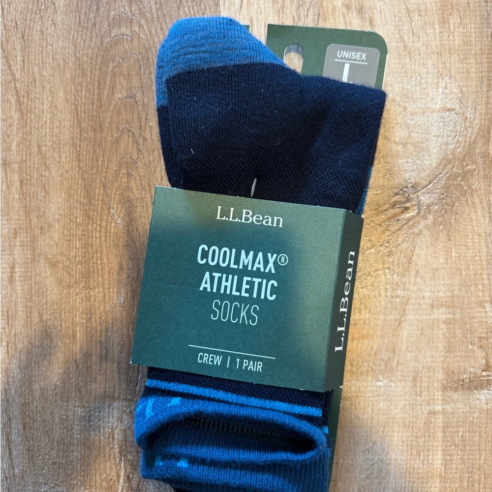 L.L. Bean Coolmax Athletic Socks - Navy Blue